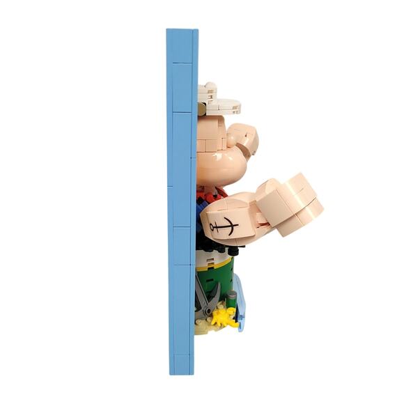 Pantasy Popeye The Sailor 3D Portrait Set 8" 99% Complete Missing Box EUC - Picture 4 of 10